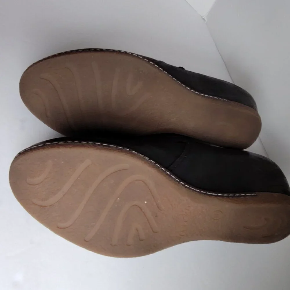 Dansko Black Mary Jane Wedge Shoe